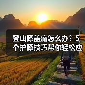 登山膝盖痛怎么办？5个护膝技巧帮你轻松应对