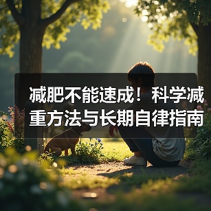 减肥不能速成!科学减重方法与长期自律指南(图4) 减肥不能速成!科学减重方法与长期自律指南(图4)