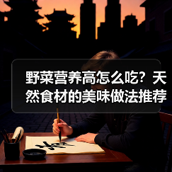 野菜营养高怎么吃?天然食材的美味做法推荐(图3) 野菜营养高怎么吃?天然食材的美味做法推荐(图3)