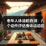 老年人体适能自测：六个动作评估身体运动能力