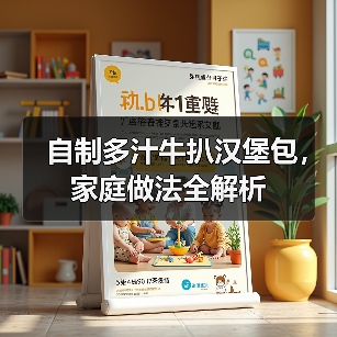 自制多汁牛扒汉堡包，家庭做法全解析（图2）