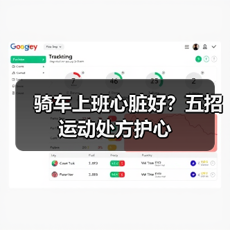 骑车上班心脏好？五招运动处方护心