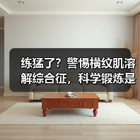 练猛了？警惕横纹肌溶解综合征，科学锻炼是关键
