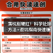 落枕别硬扛！科学处理方法+避坑指南快速缓解（图2）