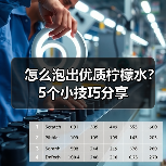 怎么泡出优质柠檬水？5个小技巧分享（图4）