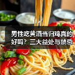 男性吃黄酒当归鸡真的好吗？三大益处与禁忌全解析