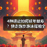 4种运动如何延年益寿？快走跑步游泳挥拍全解析（图3）
