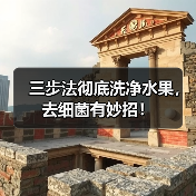 三步法彻底洗净水果，去细菌有妙招！（图3）
