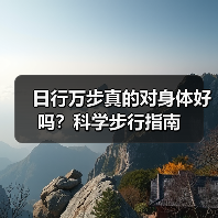 日行万步真的对身体好吗？科学步行指南（图3）