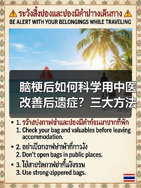 脑梗后如何科学用中医改善后遗症？三大方法详解