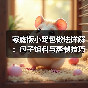 家庭版小笼包做法详解:包子馅料与蒸制技巧(图3) 家庭版小笼包做法详解:包子馅料与蒸制技巧(图3)