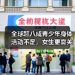 全球超八成青少年身体活动不足,女生更需关注!(图2) 全球超八成青少年身体活动不足,女生更需关注!(图2)