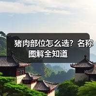 猪肉部位怎么选?名称图解全知道(图2) 猪肉部位怎么选?名称图解全知道(图2)