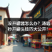 没开罐器怎么办？汤匙秒开罐头技巧大公开！