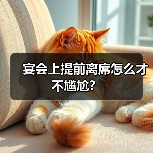 宴会上提前离席怎么才不尴尬？