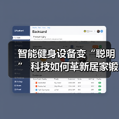 智能健身设备变“聪明” 科技如何革新居家锻炼?(图3) 智能健身设备变“聪明” 科技如何革新居家锻炼?(图3)