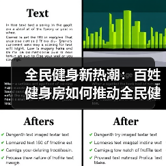 全民健身新热潮:百姓健身房如何推动全民健康?(图2) 全民健身新热潮:百姓健身房如何推动全民健康?(图2)