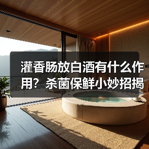 灌香肠放白酒有什么作用?杀菌保鲜小妙招揭秘(图4) 灌香肠放白酒有什么作用?杀菌保鲜小妙招揭秘(图4)