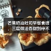 芒果奶油吐司早餐食谱,三层做法香甜到停不下来!(图3) 芒果奶油吐司早餐食谱,三层做法香甜到停不下来!(图3)