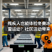 残疾人也能体验冬奥冰雪运动？社区活动带来新生活