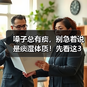 嗓子总有痰,别急着说是痰湿体质!先看这3点(图2) 嗓子总有痰,别急着说是痰湿体质!先看这3点(图2)