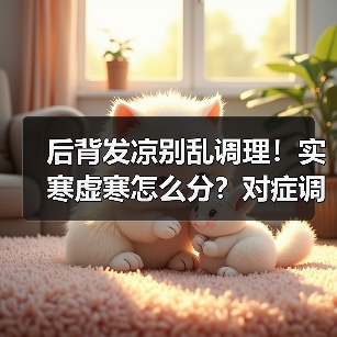 后背发凉别乱调理!实寒虚寒怎么分?对症调理更有效(图2) 后背发凉别乱调理!实寒虚寒怎么分?对症调理更有效(图2)