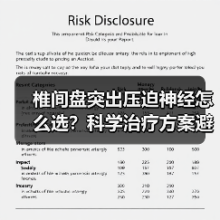 椎间盘突出压迫神经怎么选?科学治疗方案避坑指南(图1) 椎间盘突出压迫神经怎么选?科学治疗方案避坑指南(图1)