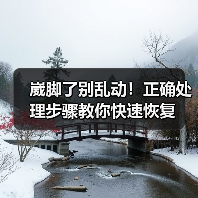 崴脚了别乱动!正确处理步骤教你快速恢复(图1) 崴脚了别乱动!正确处理步骤教你快速恢复(图1)