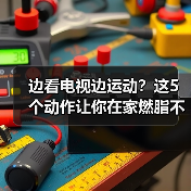 边看电视边运动?这5个动作让你在家燃脂不偷懒(图4) 边看电视边运动?这5个动作让你在家燃脂不偷懒(图4)