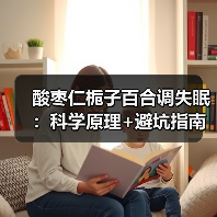 酸枣仁栀子百合调失眠:科学原理+避坑指南(图1) 酸枣仁栀子百合调失眠:科学原理+避坑指南(图1)