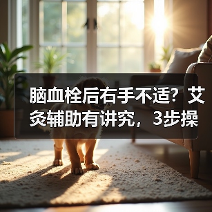 脑血栓后右手不适？艾灸辅助有讲究，3步操作+4注意（图2）