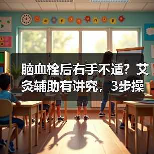 脑血栓后右手不适？艾灸辅助有讲究，3步操作+4注意（图3）