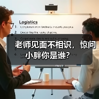 老师见面不相识,惊问小胖你是谁?(图1) 老师见面不相识,惊问小胖你是谁?(图1)