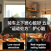 骑车上下班心脏好 五条“运动处方”护心脏(图2) 骑车上下班心脏好 五条“运动处方”护心脏(图2)