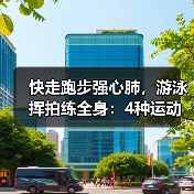 快走跑步强心肺，游泳挥拍练全身：4种运动延年益寿（图1）