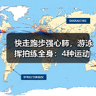 快走跑步强心肺，游泳挥拍练全身：4种运动延年益寿（图2）