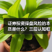 证券投资操盘风险的本质是什么?三层认知框架拆解致命陷阱(图4) 证券投资操盘风险的本质是什么?三层认知框架拆解致命陷阱(图4)