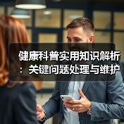 健康科普实用知识解析:关键问题处理与维护要点指南(图1) 健康科普实用知识解析:关键问题处理与维护要点指南(图1)
