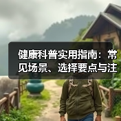健康科普实用指南:常见场景、选择要点与注意事项(图3) 健康科普实用指南:常见场景、选择要点与注意事项(图3)