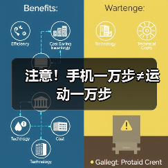 注意！手机一万步≠运动一万步