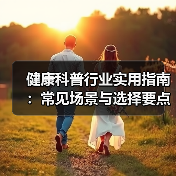 健康科普行业实用指南:常见场景与选择要点(图1) 健康科普行业实用指南:常见场景与选择要点(图1)