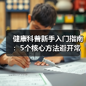 健康科普新手入门指南：5个核心方法避开常见误区