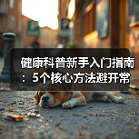 健康科普新手入门指南:5个核心方法避开常见误区(图4) 健康科普新手入门指南:5个核心方法避开常见误区(图4)
