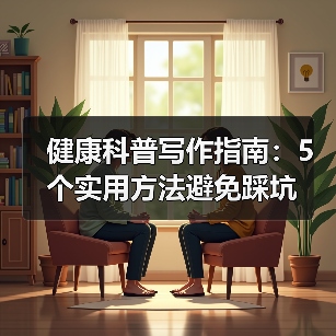 健康科普写作指南：5个实用方法避免踩坑