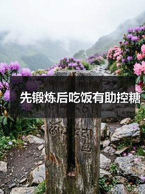 先锻炼后吃饭有助控糖