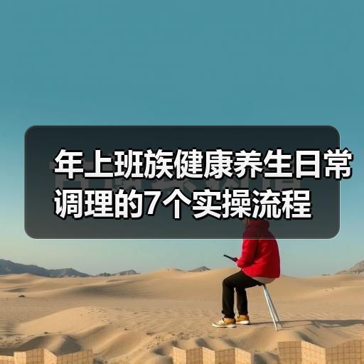 年上班族健康养生日常调理的7个实操流程