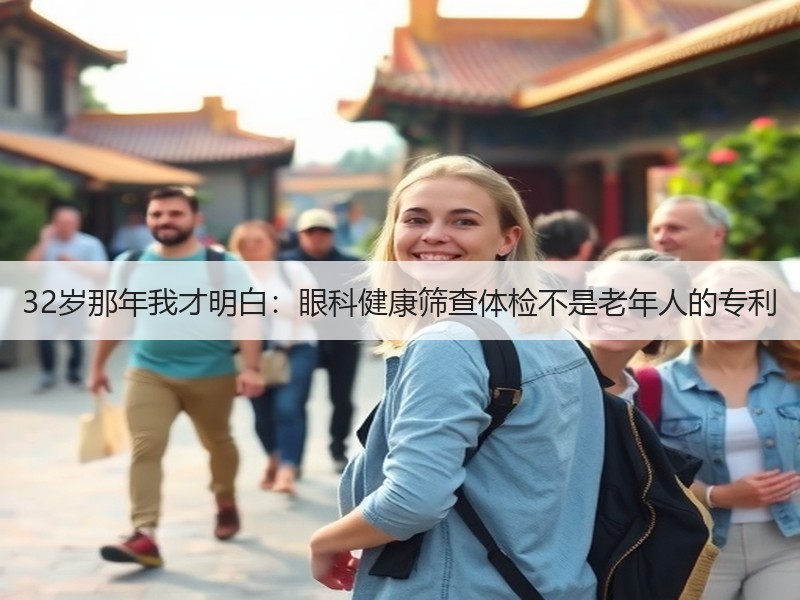 32岁那年我才明白：眼科健康筛查体检不是老年人的专利