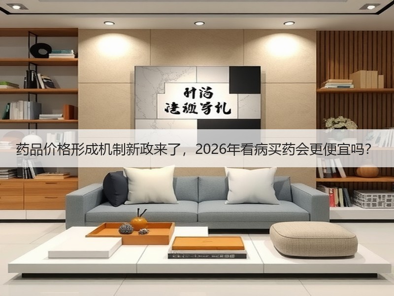 药品价格形成机制新政来了，2026年看病买药会更便宜吗？