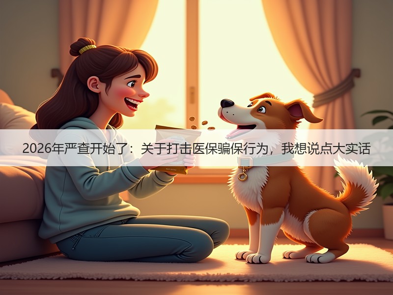 2026年严查开始了：关于打击医保骗保行为，我想说点大实话