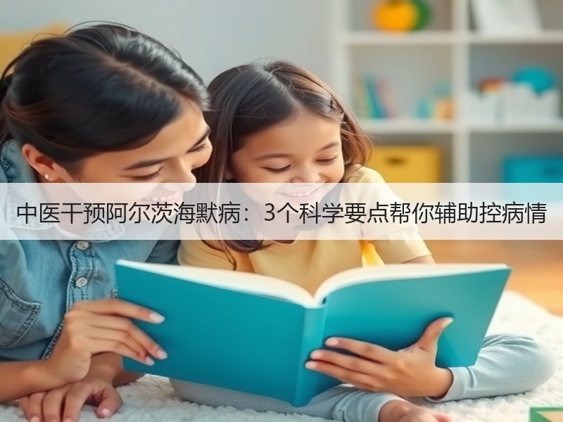 中医干预阿尔茨海默病：3个科学要点帮你辅助控病情